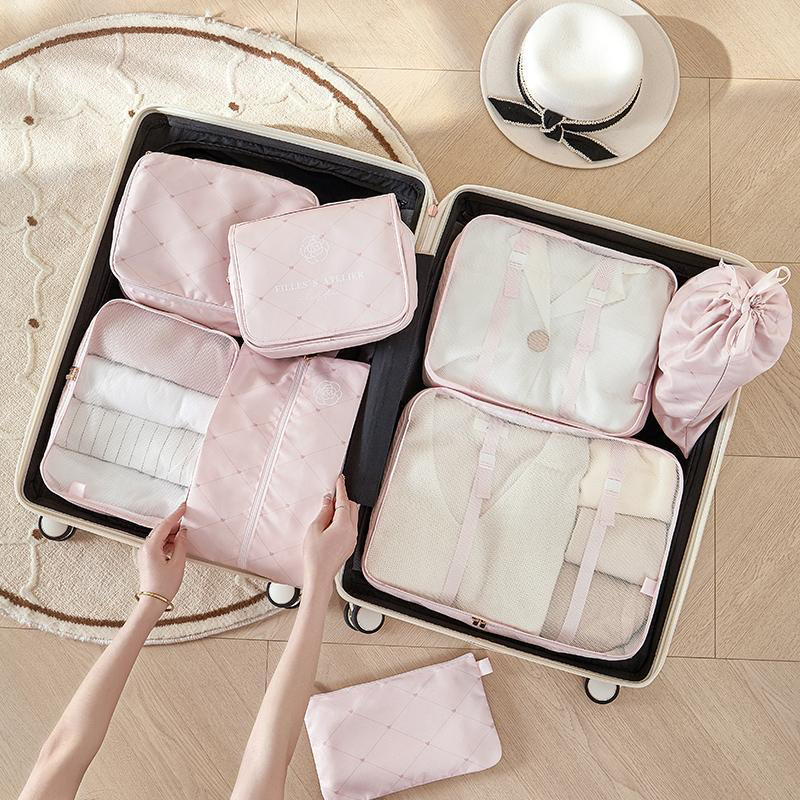 Men'S Accessories Wardrobe - 6pcs Suitcase Organizer Packing Cubes Travel