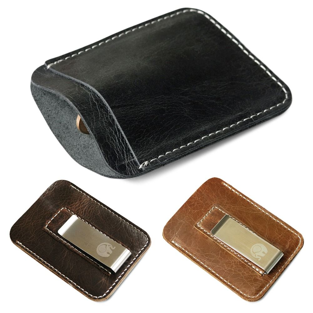 Money Clip Slim - New Leather Genuine Leather Money Clip