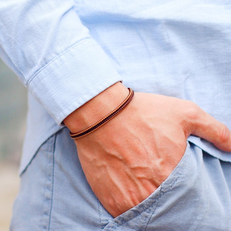 Unique Men Bracelet String Mot - đánh giá và giá Men Accessories Unique
