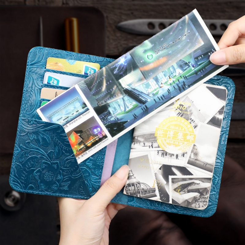 Genuine Leather Passport Holde - đánh giá và giá Travel Organizer Men