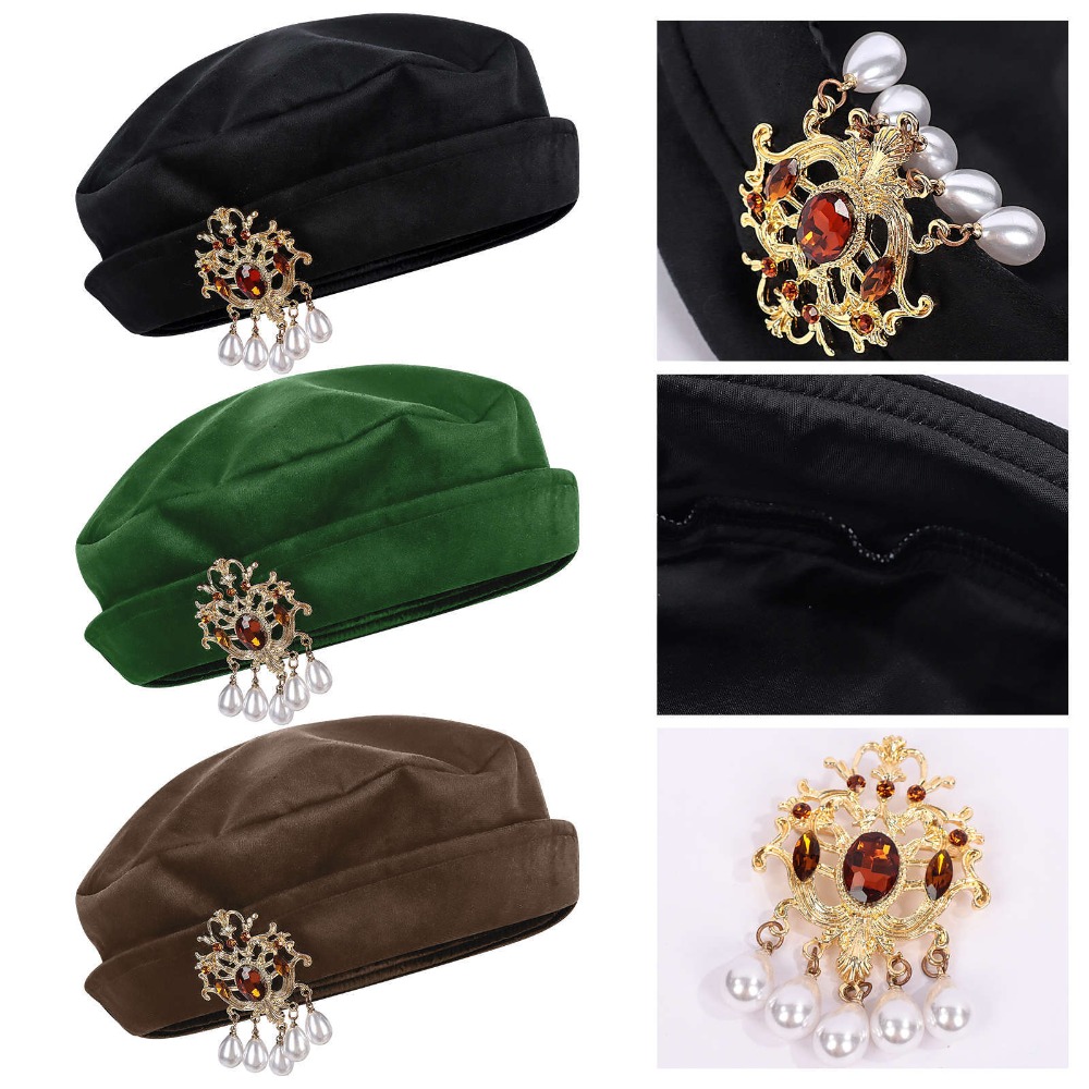 Men Medieval Tudor Beret Hat R - đánh giá và giá Men Accessories Hat