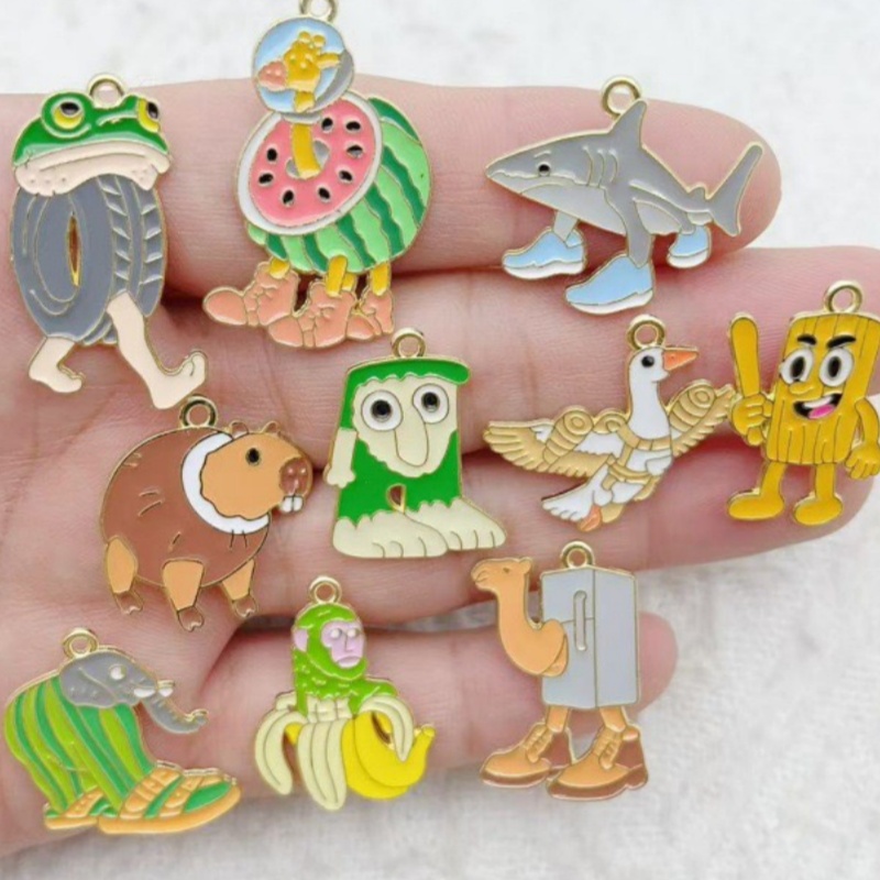 10pcs Creative Alloy Drip Oil  - đánh giá và giá Men Accessories Jewelry