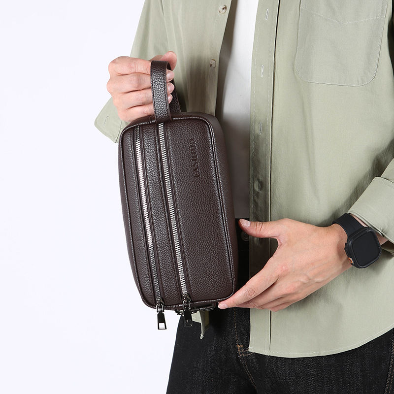Vintage Men Hand Clutch Bag Mu - đánh giá và giá Travel Organizer Men
