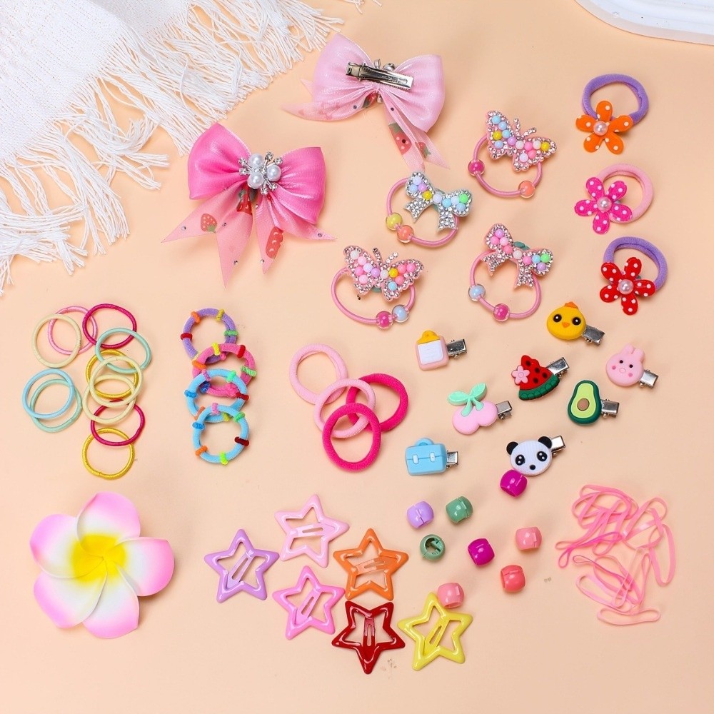 Bow High Elastic Hair Accessor - đánh giá và giá Tie Clip Set