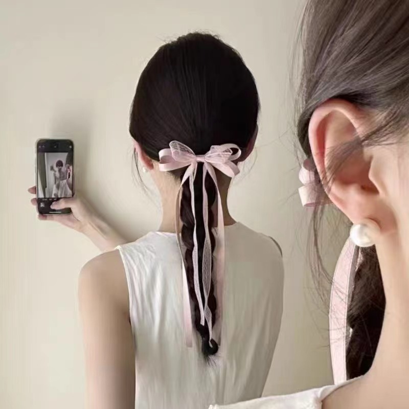2Pcs/Set Lace Satin Ribbon Bow - đánh giá và giá Tie Clip Set