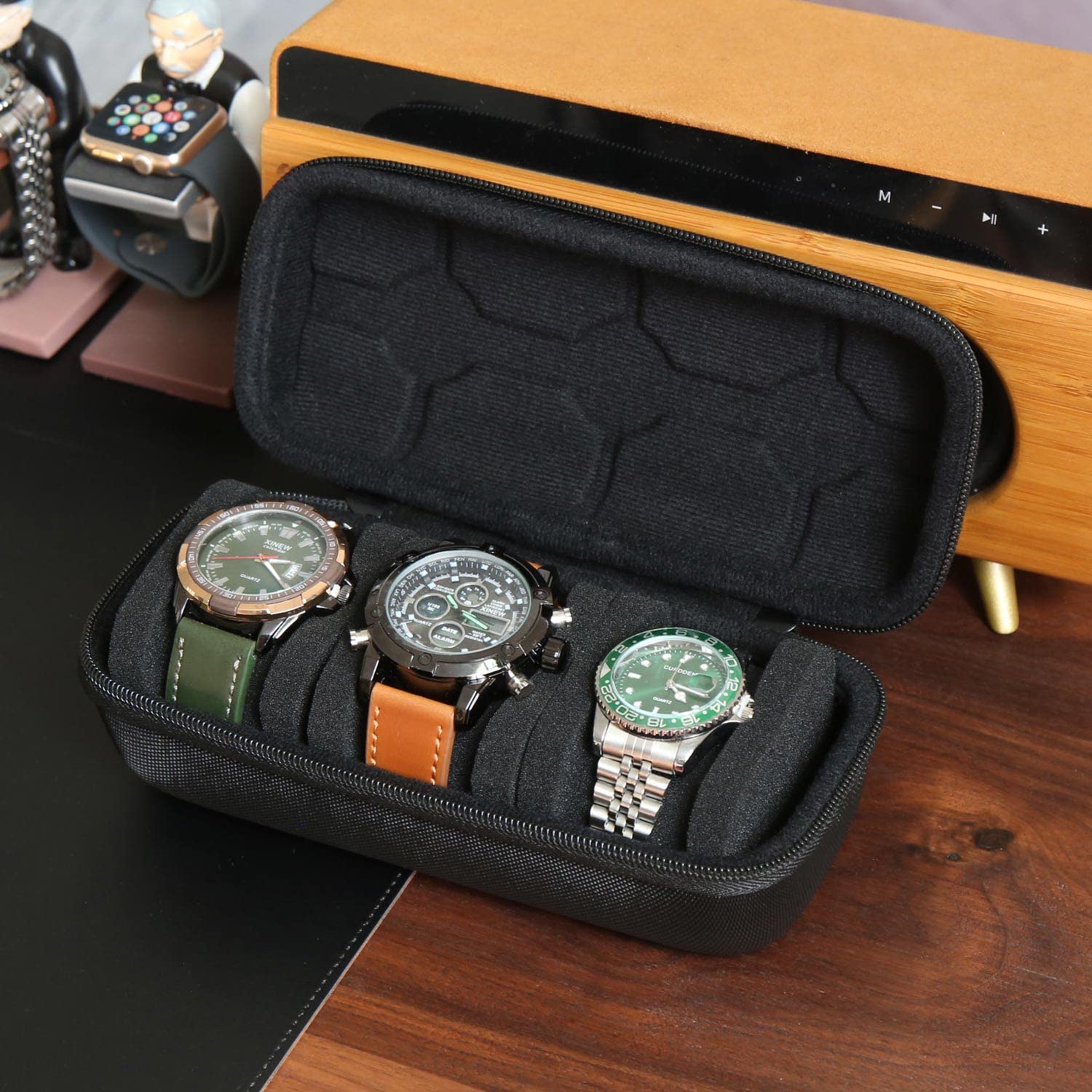 Watch Box Organizer For Men or - đánh giá và giá Travel Organizer Men