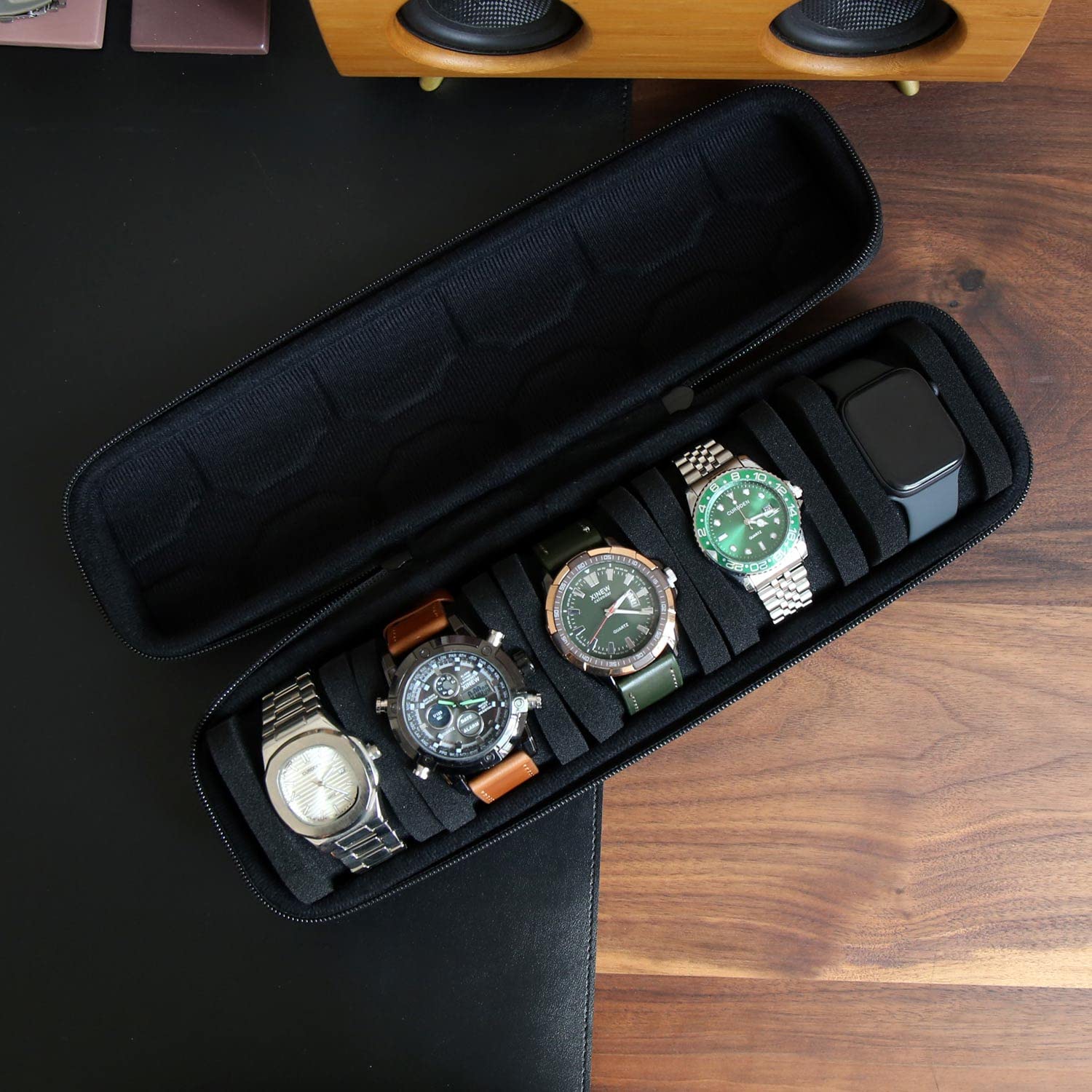 Watch Box Organizer For Men or - đánh giá và giá Travel Organizer Men