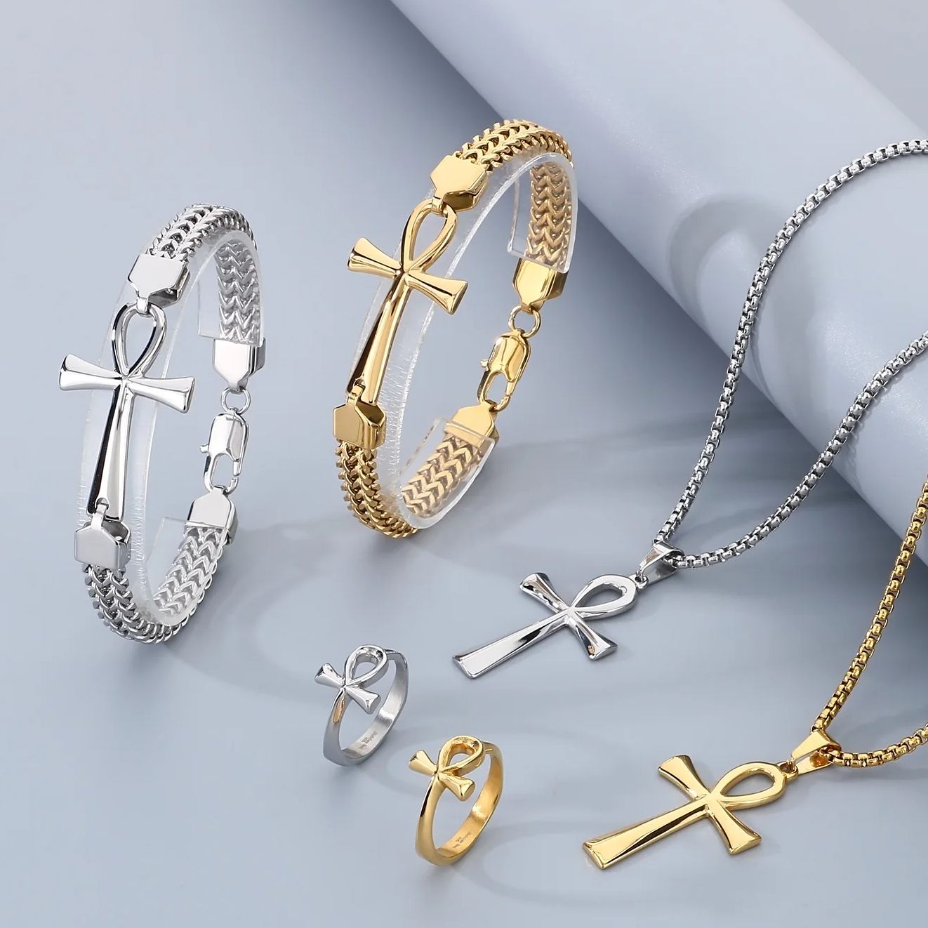 HaoYi Stainless Steel Egypt Cr - đánh giá và giá Men'S Accessories Jewelry Egypt