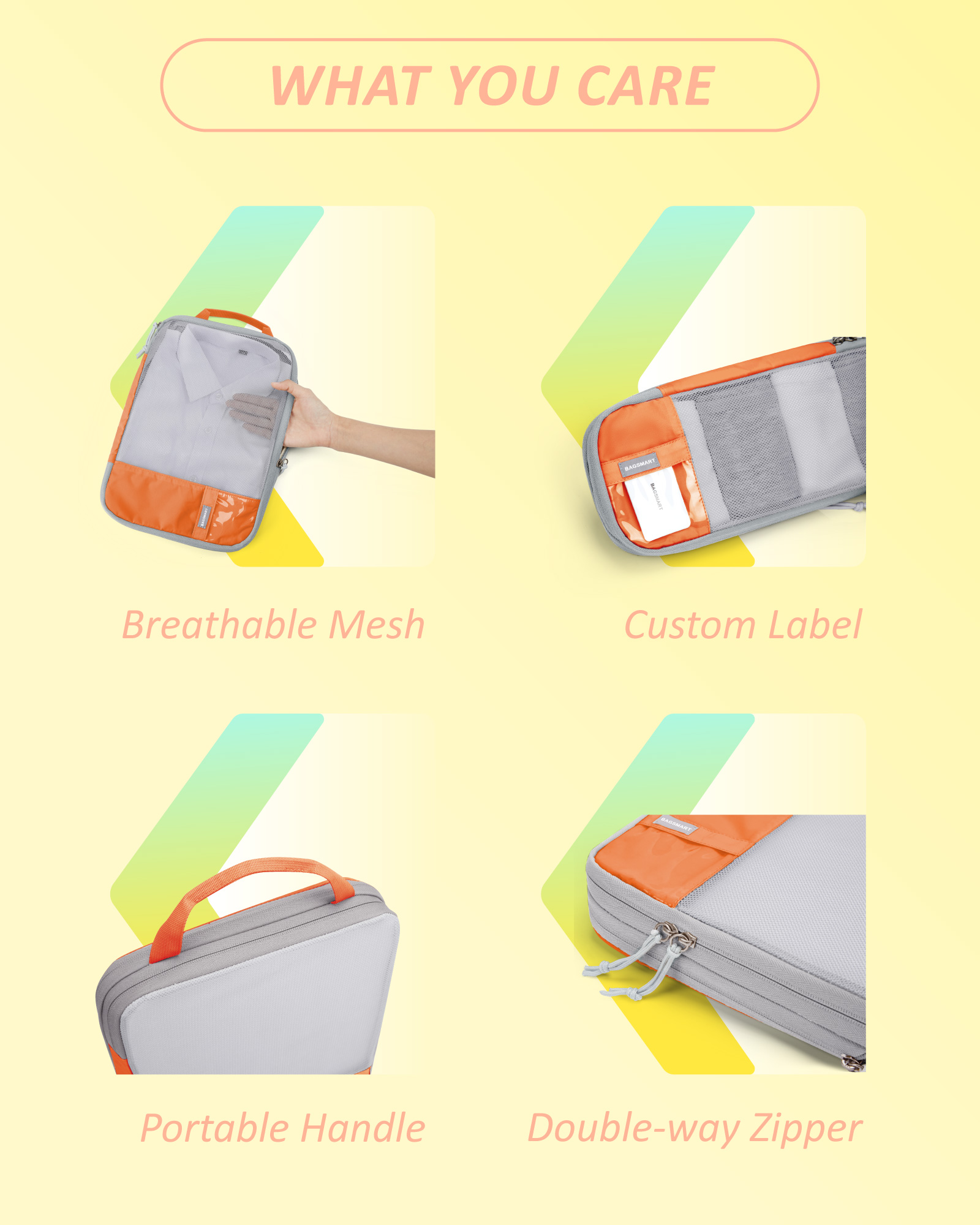 BAGSMART Compression Packing C - đánh giá và giá Travel Organizer Men
