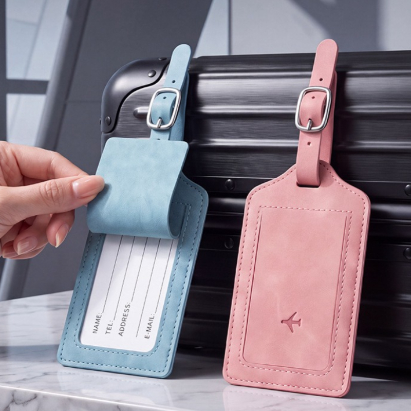 1PC PU Leather Luggage Tag Wom - đánh giá và giá Men'S Accessories Travel Bag