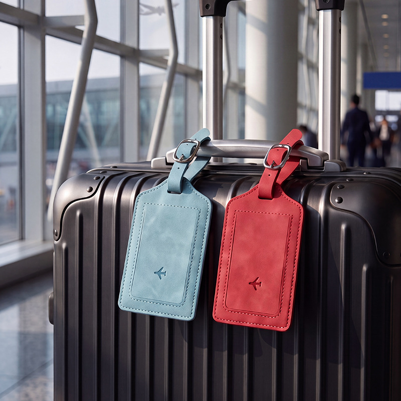 1PC PU Leather Luggage Tag Wom - đánh giá và giá Men'S Accessories Travel Bag
