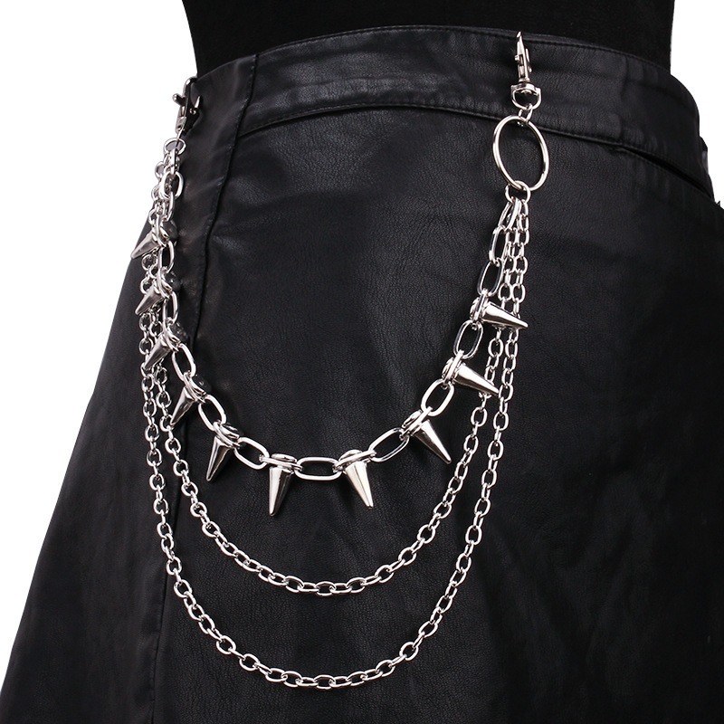 Hip Hop Punk Rock Metal Pants  - đánh giá và giá Men'S Accessories For Jeans