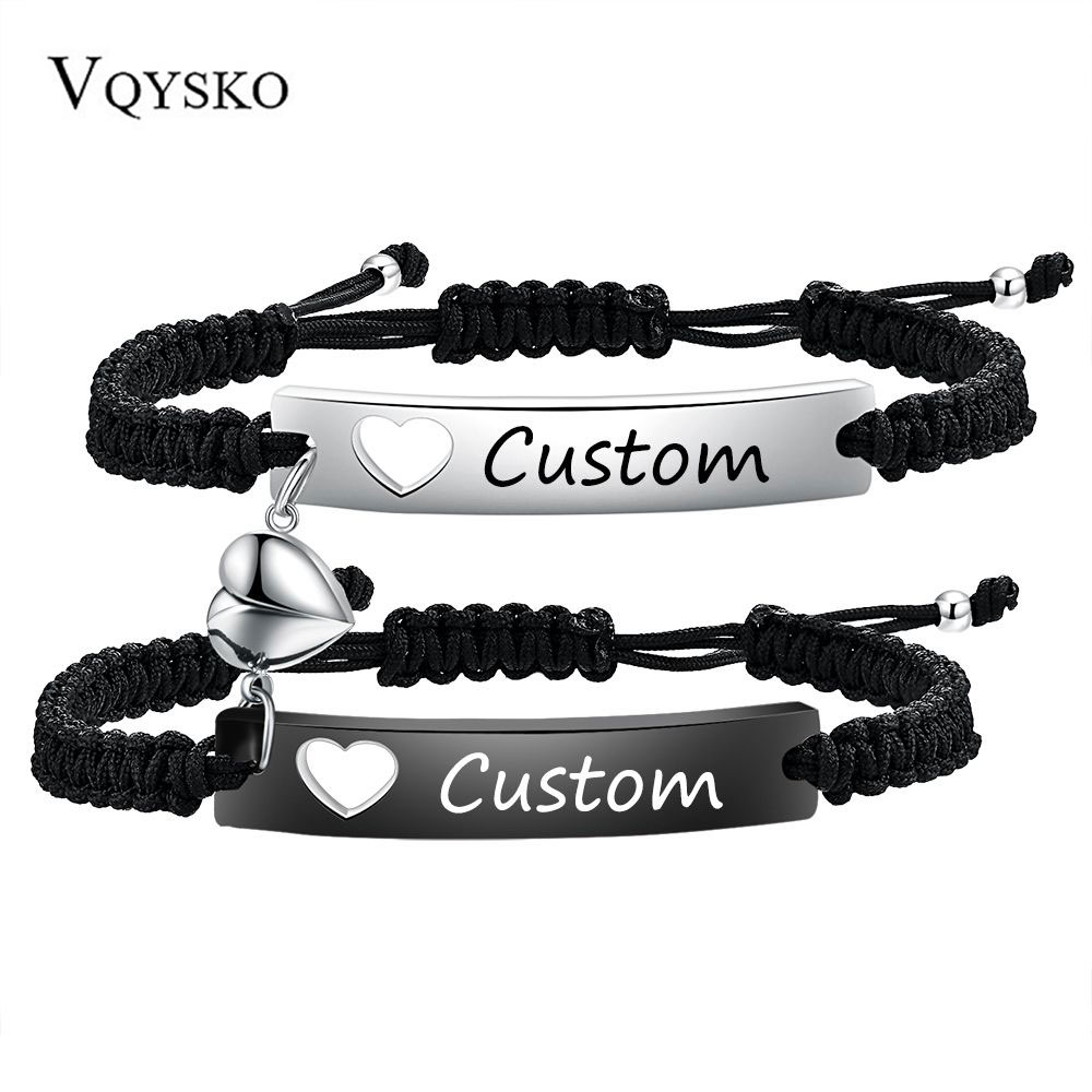 Custom Stainless Steel Couple  - đánh giá và giá Men Accessories All