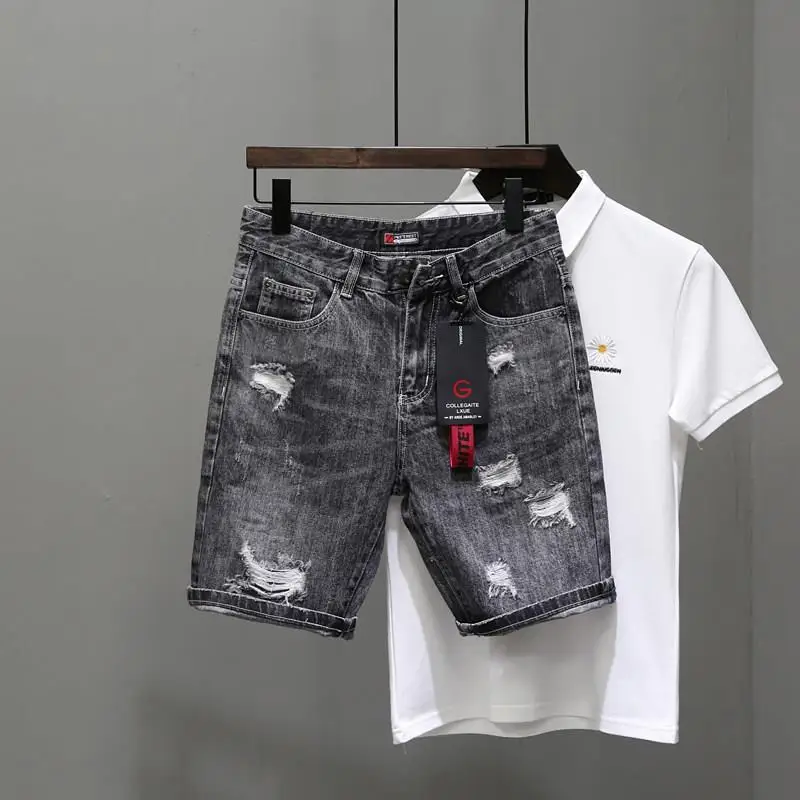 Men's Short Jeans Pants Black  - đánh giá và giá Men'S Accessories For Jeans