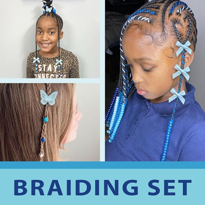 Kids Braiding Accessories Set  - đánh giá và giá Tie Clip Set