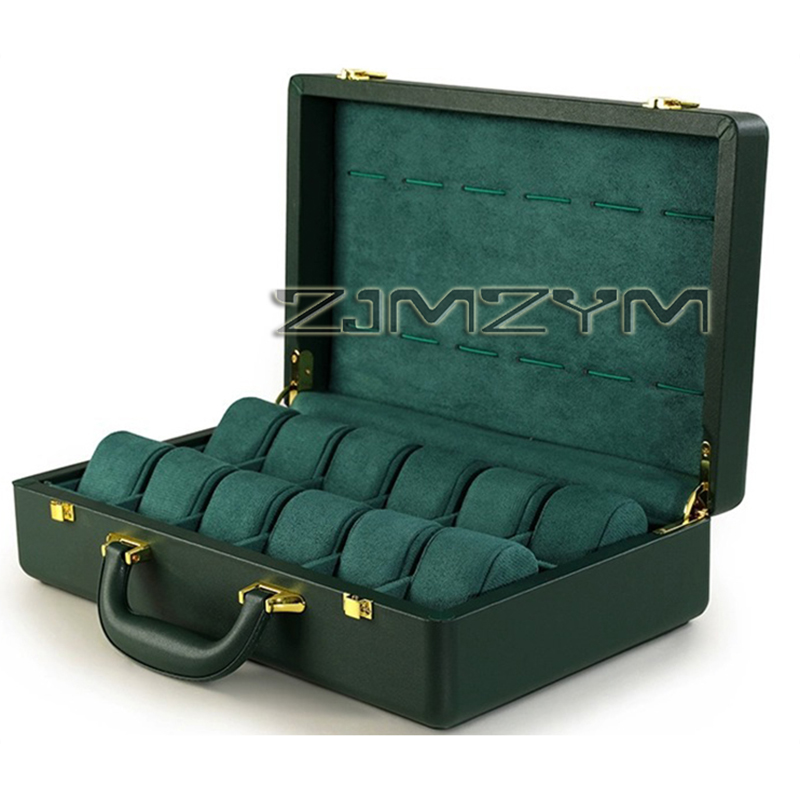 12 Slots Watch Box Mens Watche - đánh giá và giá Travel Organizer Men