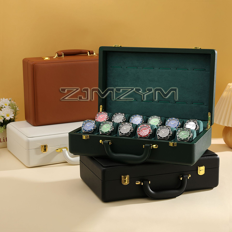 12 Slots Watch Box Mens Watche - đánh giá và giá Travel Organizer Men